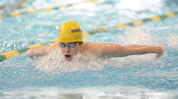 Jérémy Gagné s'illustre en natation